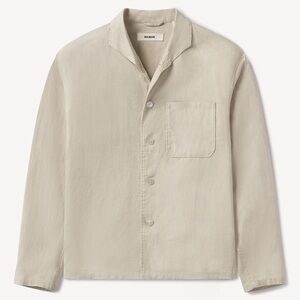 Quiet luxury women’s Buck mason linen shirt